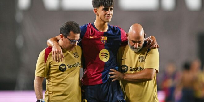 Injured Barcelona midfielder and his family delighted by club’s support