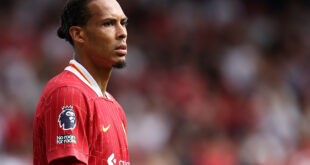 Liverpool star Virgil Van Dijk is concerned about one aspect of their defeat