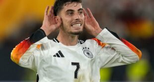 Havertz on target as Germany thrash Hungary in Nations League