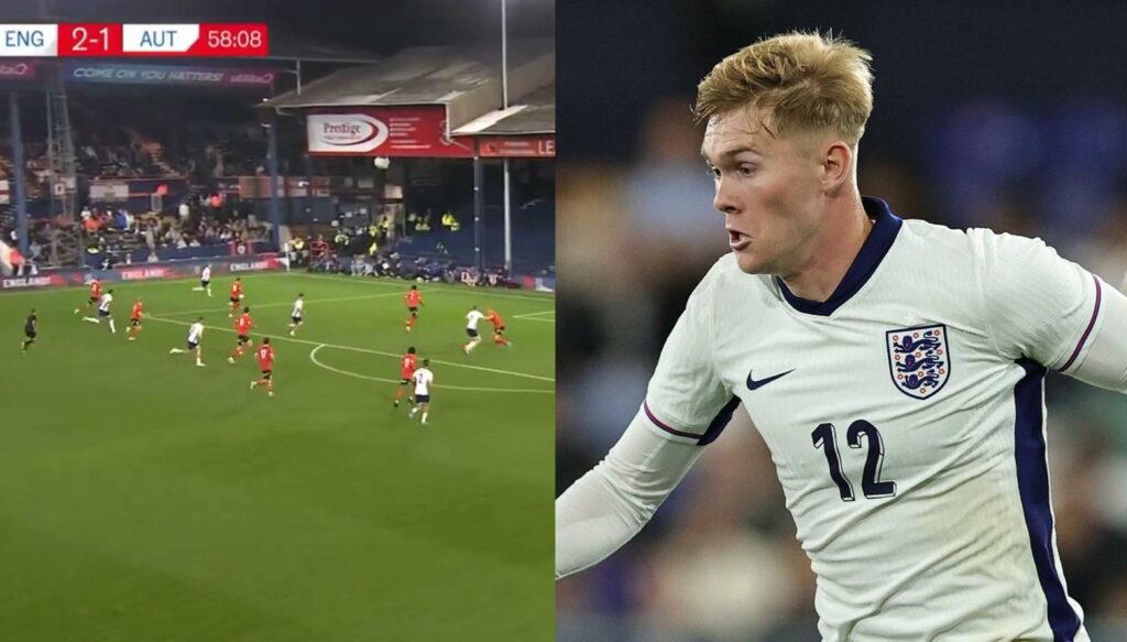 Lewis Hall on fire with two brilliant assists for England U21s – Watch both here