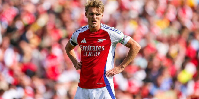 Odegaard-less Gunners face Spurs in the derby