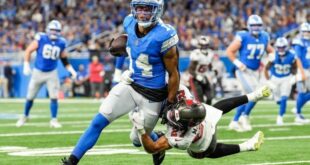 Lions’ All-Pro WR Amon-Ra St. Brown avoided a major injury in Week 2 vs. the Buccaneers