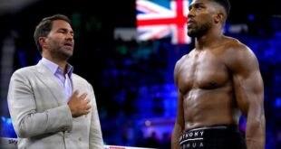 Eddie Hearn Claims Dubois’ “Head Will Fall Off” vs Anthony Joshua