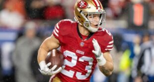 Christian McCaffrey (calf) is expected to return to practice on Tuesday for the 49ers