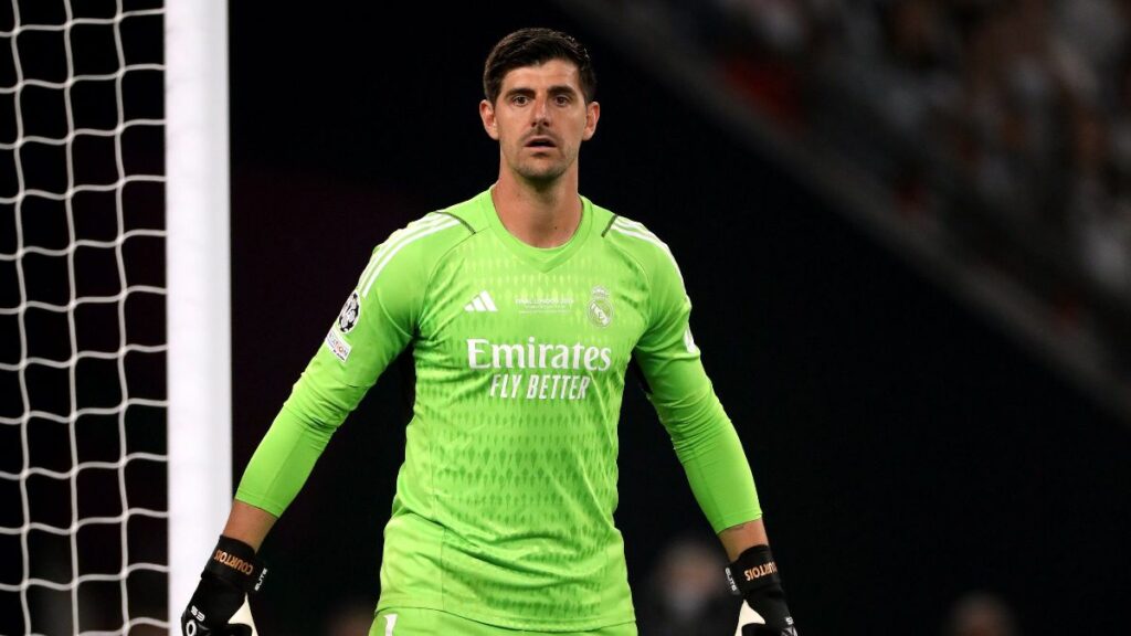 Courtois to miss Champions League against Lille with hip injury