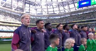 Stadium footage shows how loud Ireland fans booed God Save the King