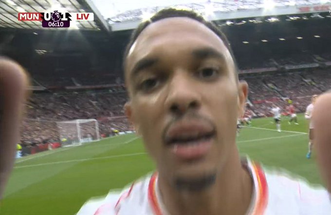 Trent Alexander-Arnold left red faced after Gerrard celebration