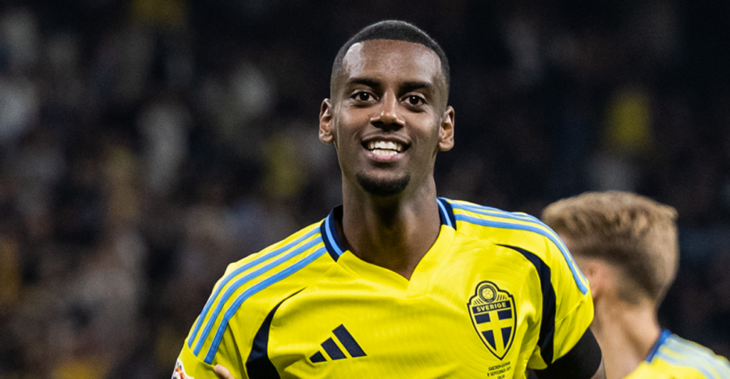 Isak scores again for Sweden – Watch goal and killer pass to cap off superb week