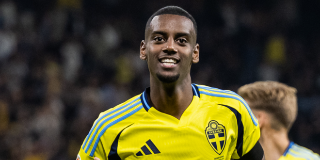 Isak scores again for Sweden – Watch goal and killer pass to cap off superb week