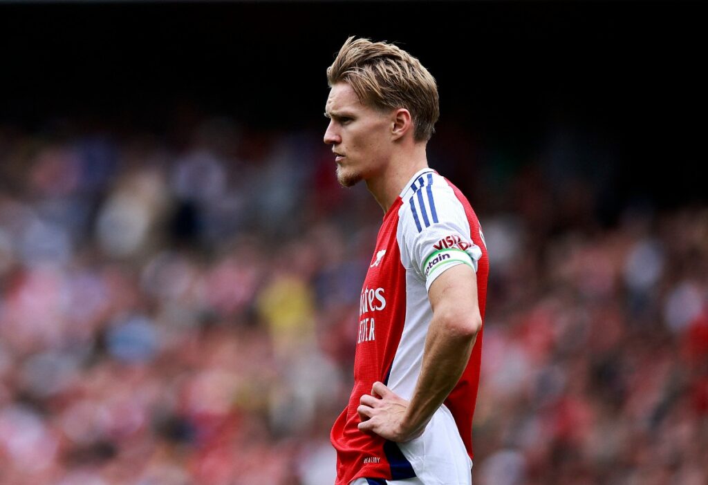 Arsenal expect Martin Odegaard to return in late October against Liverpool