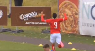 Watch Will Osula make it four goals in three for Denmark U21s