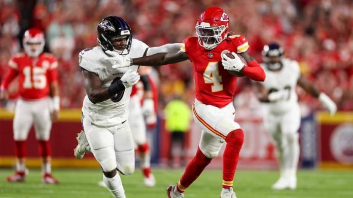 Rashee Rice played like Kansas City’s WR1 in their 27-20 win vs. the Ravens in Week 1