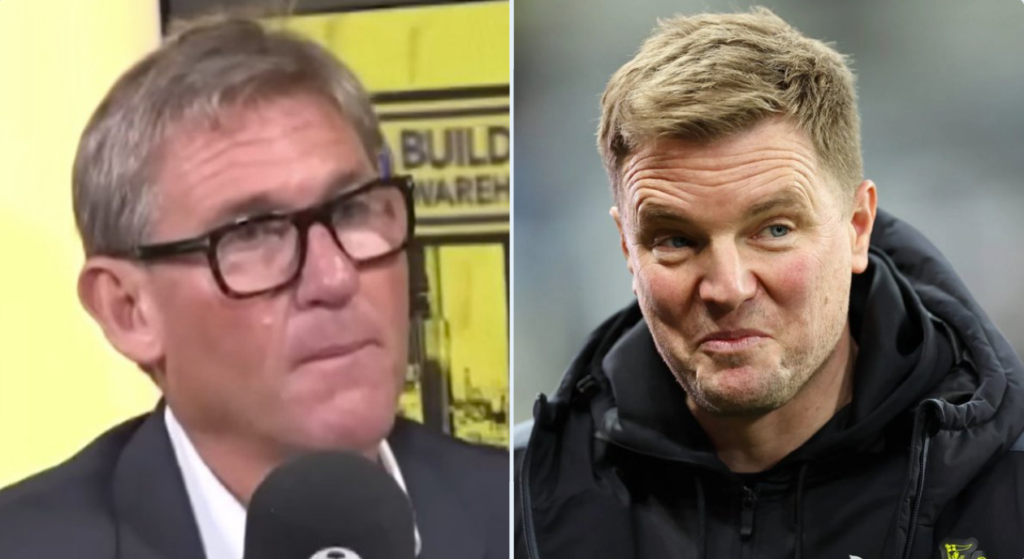 Simon Jordan claims it’s now boom or bust for Eddie Howe and Saudi PIF – Surely not?