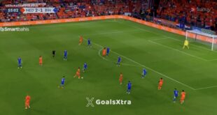 Gravenberch plays brilliant pass in build up to great Netherlands team goal