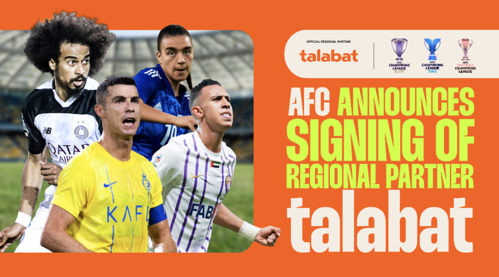 AFC agrees regional deal for talabat covering new club competitions