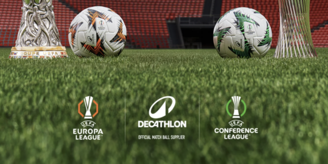 Decathlon brands its Kipsta ball for Europa and Conference leagues