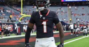 Stefon Diggs has been named a captain in his first season with the Houston Texans