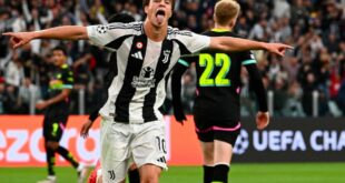 Kenan Yildiz inspires Juventus to Champions League win over PSV