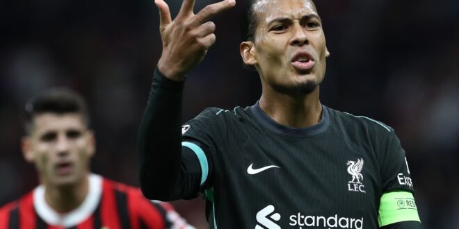 Liverpool star Virgil Van Dijk blamed for throwing teammate under the bus