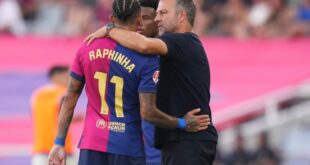 From the exit ramp to captain’s armband – Raphinha turning it around at Barcelona under Flick