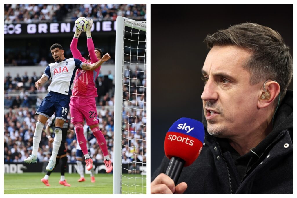 Gary Neville tells Spurs star he “has to do better” after hesitancy