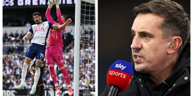 Gary Neville tells Spurs star he “has to do better” after hesitancy