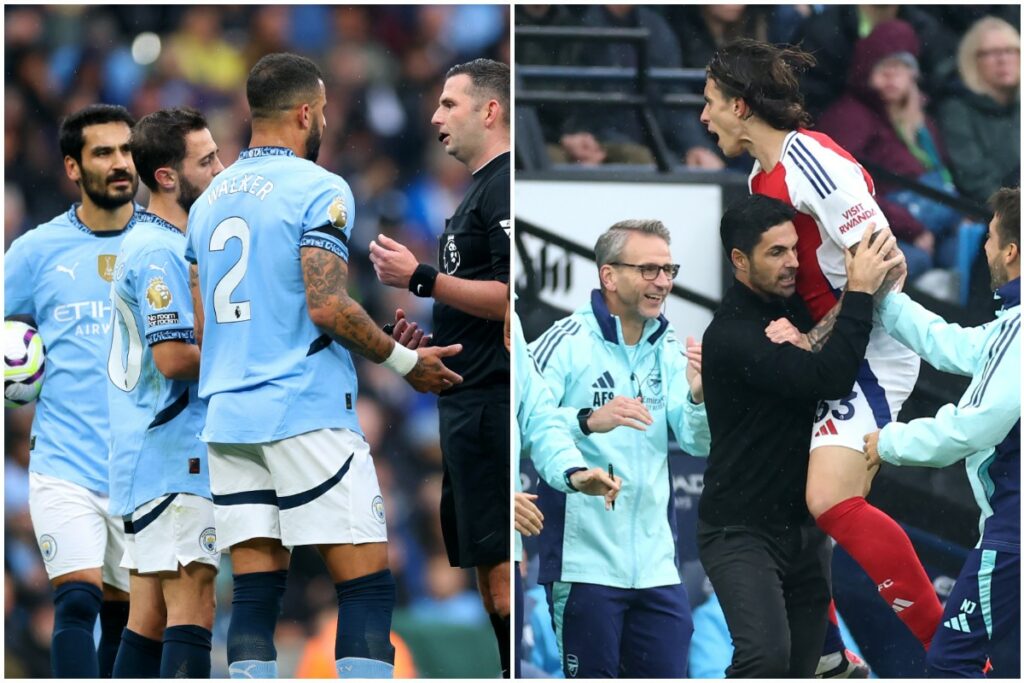 Arsenal FC feel they rattled Manchester City players