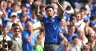 Chelsea unveil Jadon Sancho at Stamford Bridge