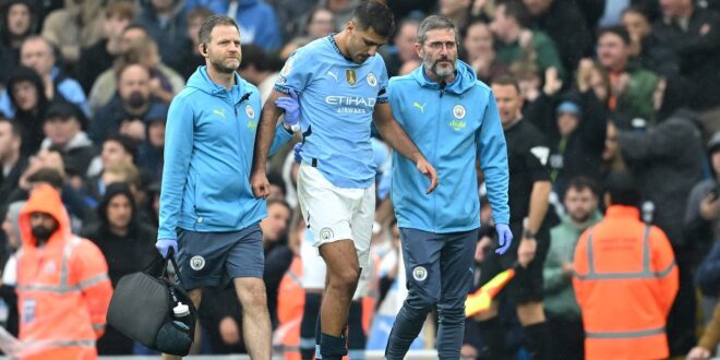 Man City issue concerning update about the injury suffered by Rodri