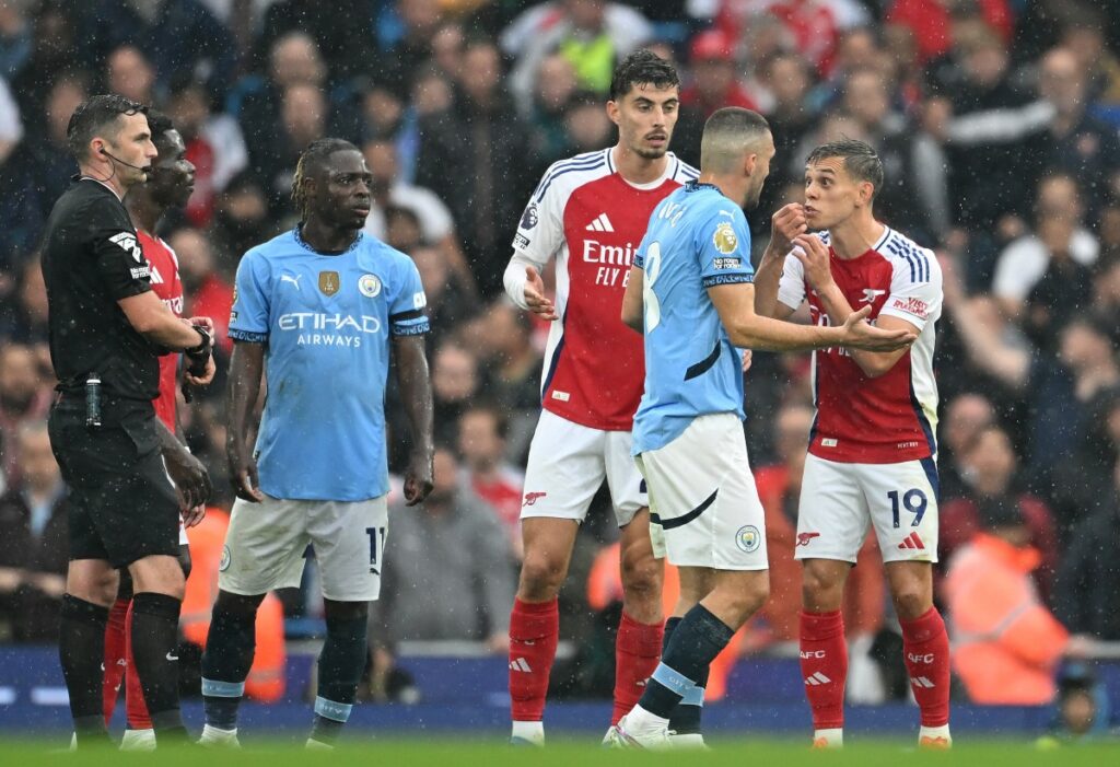 Former Manchester City star slams referee after controversial red card