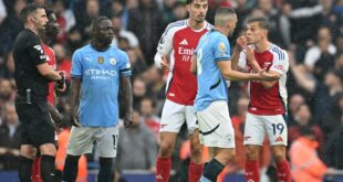 Former Manchester City star slams referee after controversial red card