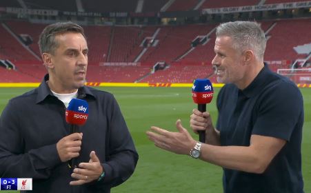 “They don’t want this manager” – Neville & Carragher get into heated debate over Ten Hag at Man United