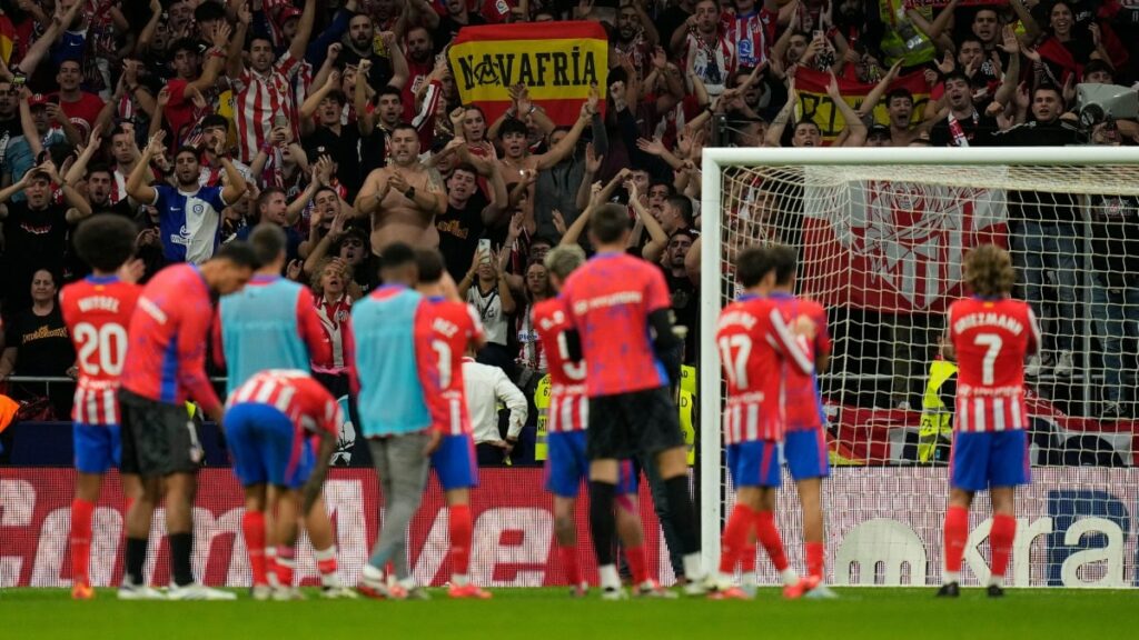 Atletico Madrid forced to close stand after derby drama