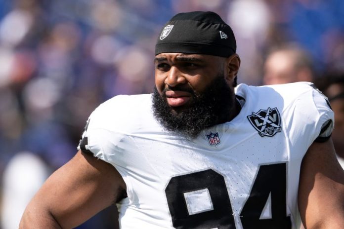 Raiders DT Christian Wilkins is out indefinitely after undergoing surgery on his foot