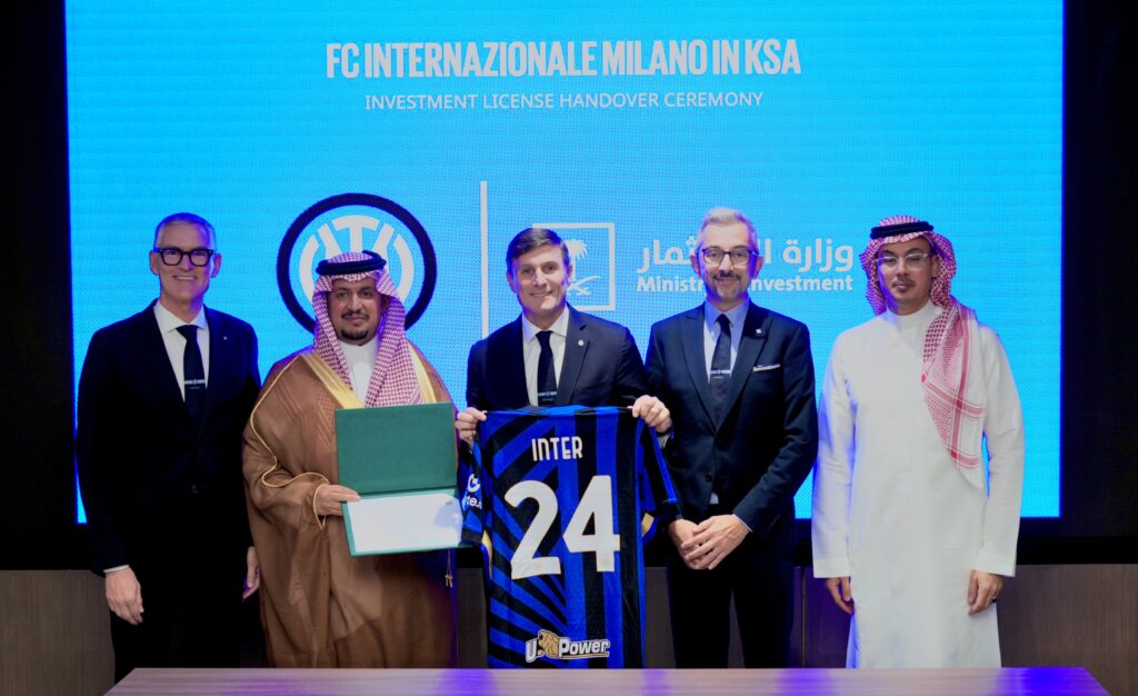 Inter Milan acquire license to market club in Saudi Arabia