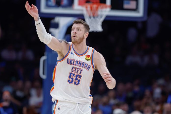 Isaiah Hartenstein (hand) will miss five-to-six weeks for the Thunder to begin the 2024-25 season