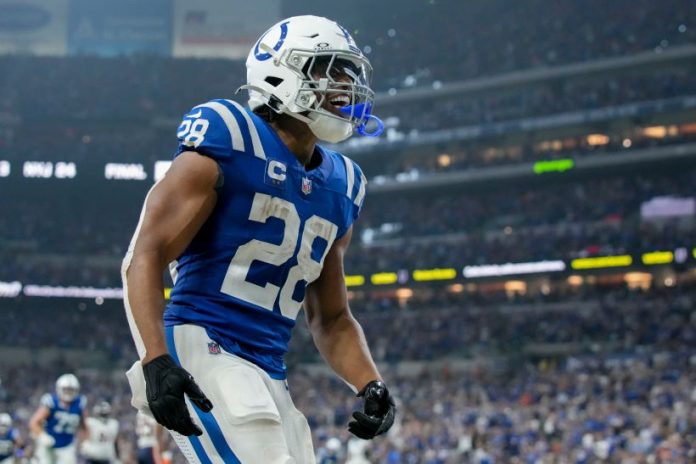 Colts’ Jonathan Taylor (high-ankle sprain) could miss time after an injury suffered late in Week 4