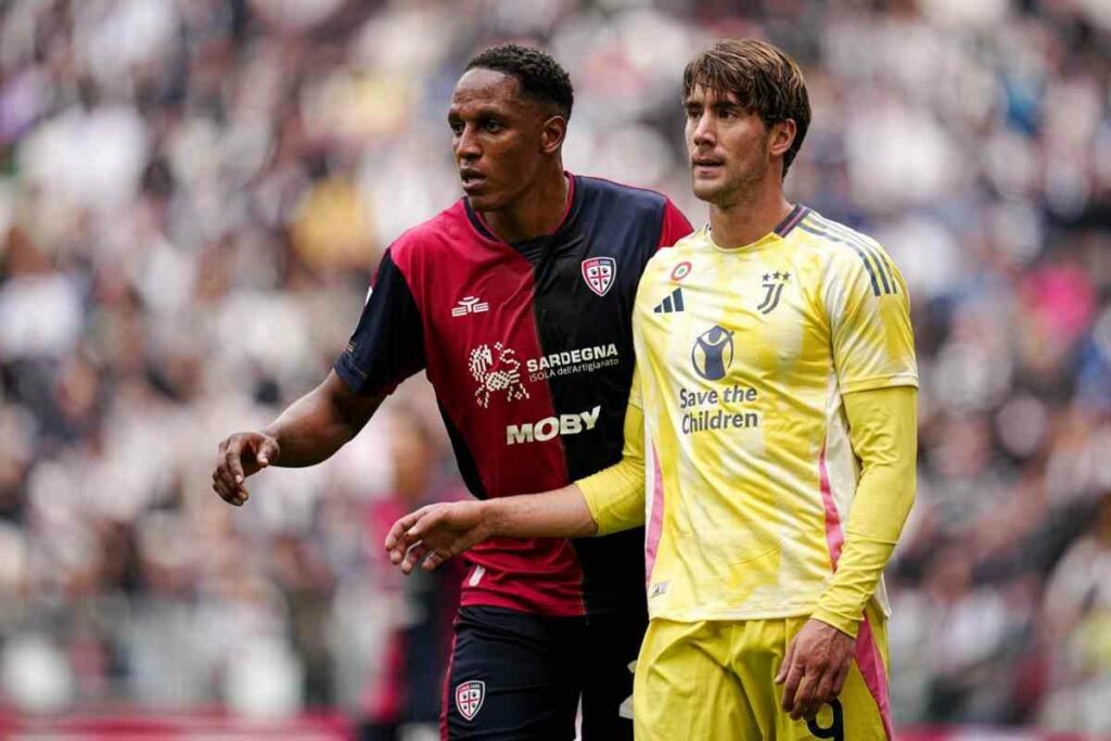 Pushing, shoving & mockery -Yerry Mina resorted to dark arts against Vlahovic