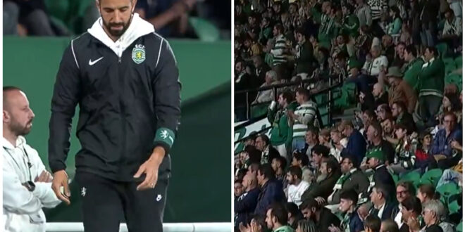 Ruben Amorim recieves unimaginable reception from Sporting CP followers