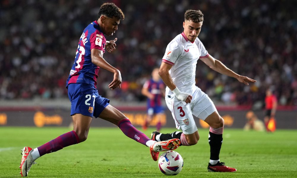 Sevilla defender in awe of Barcelona prodigy – ‘Haven’t seen a player like him at his age’